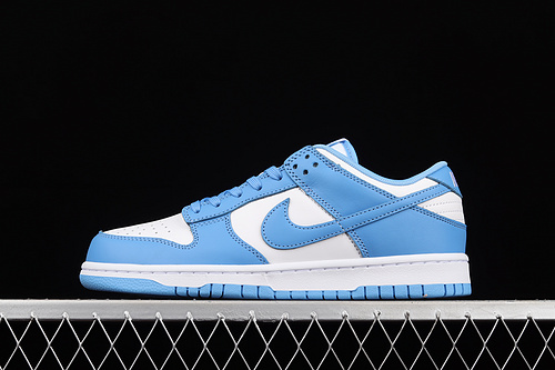 Dunk Low Sb White/University Blue/White 3