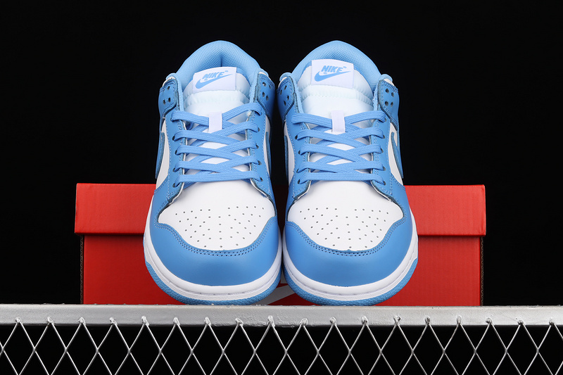 Dunk Low Sb White/University Blue/White 7