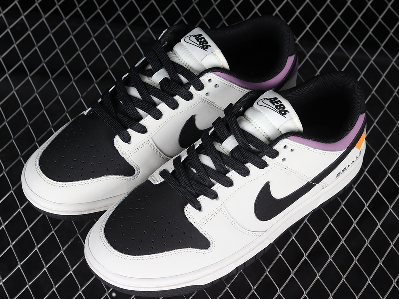 Dunk Low "Hiroshi Fujiwara" Sb White/Black/Purple 11