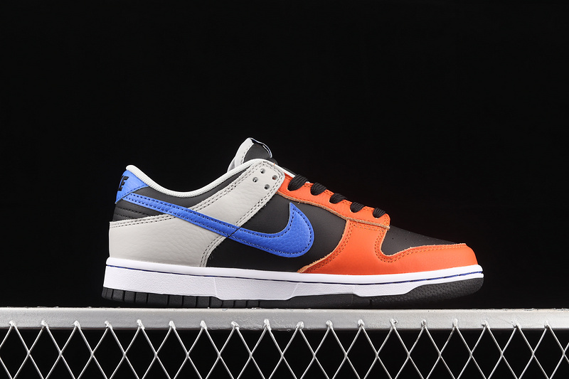 Nba X Dunk Low Emb 75Th Anniversary Knicks Black Blue Orange 23