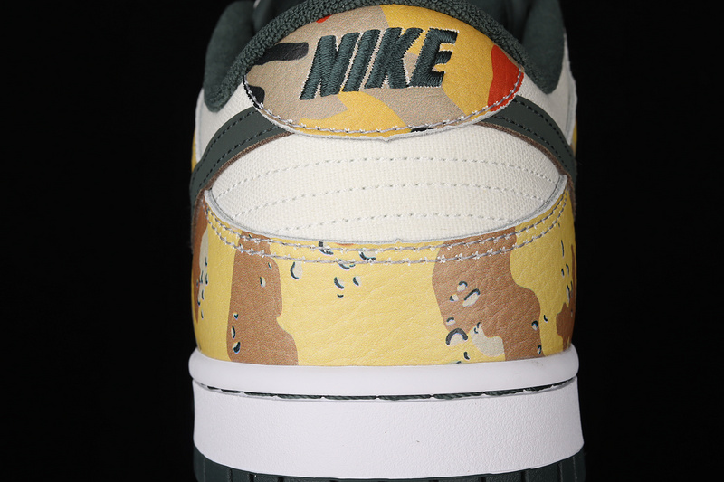 Dh0957-100-[Dunk Low Se Sail Multi-Camo Sail/Vintage Green-Total Orange-White 15