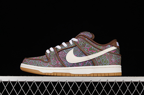 Dunk Low Pro Paisley Brown Brown/Muli-Color-White-Gum 13