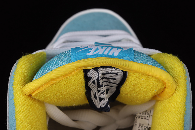 Ftc X Dunk Low Sb 'Lagoon Pulse'metallic Silver-Speed Yellow 29