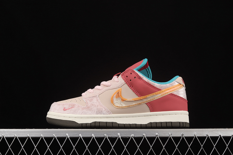 Social Status X Sb Dunk Mid Strawberry Milk Light Soft Pink 13