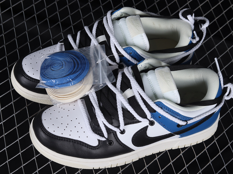 Dunk Low White/Blue/Black 5