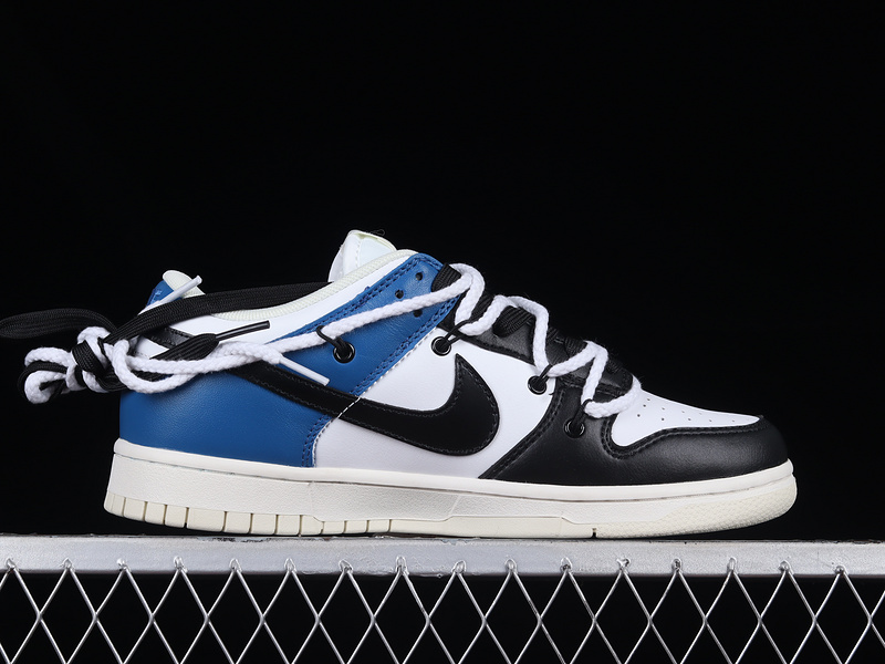 Dunk Low White/Blue/Black 9