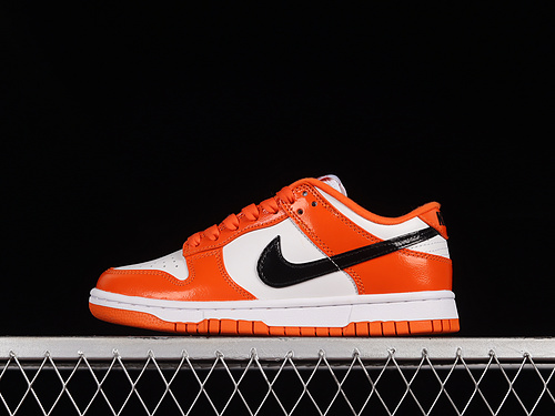 Dunk Low White Black Orange 21