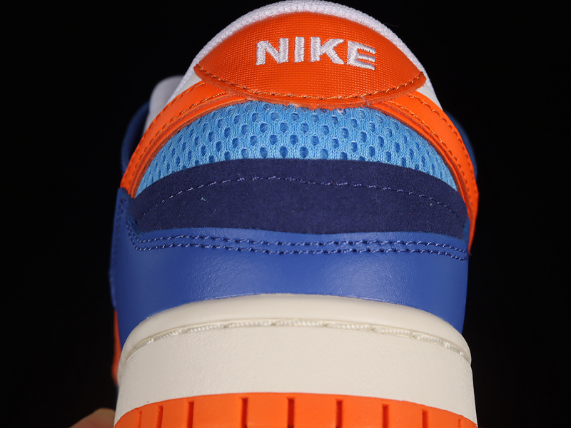 Dunk Low Scrap White/Safety Orange/Medium Blue/Deep Royal Blue 9