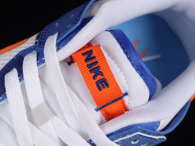 Dunk Low Scrap White/Safety Orange/Medium Blue/Deep Royal Blue 13