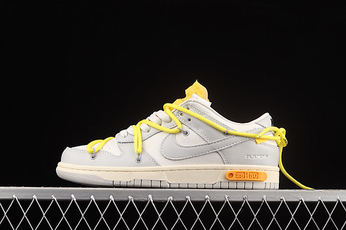 Ow X Sb Dunk Low Lot 29 Of 50 Neutral Grey/Opti Yellow 29