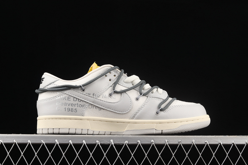 Ow X Sb Dunk Low Lot 41 Of 50 Sail/Neutral Grey/Flint Grey 31