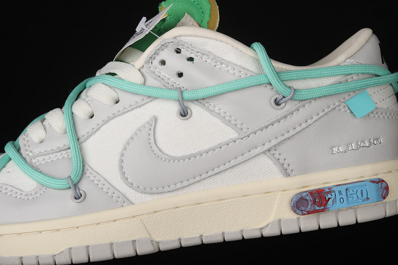 Ow X Sb Dunk Low Lot 07 Of 50 Sail/Neutral Grey/Vapor Green 19