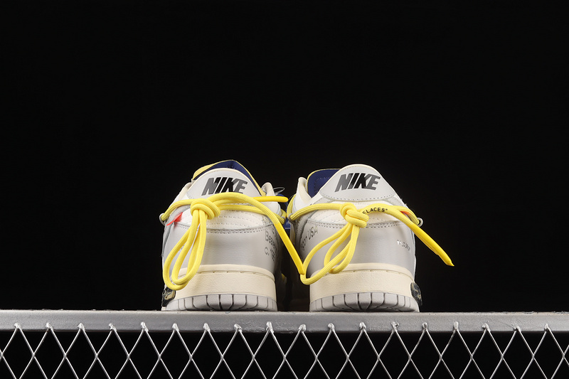 Ow X Sb Dunk Low Dear Summer Lot 27 Of 50 Neutral Grey/Yellow 25