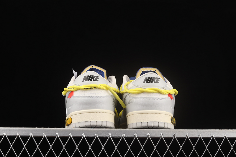 Ow X Sb Dunk Low Dear Summer Lot 27 Of 50 Sail/Neutral /Yellow 7