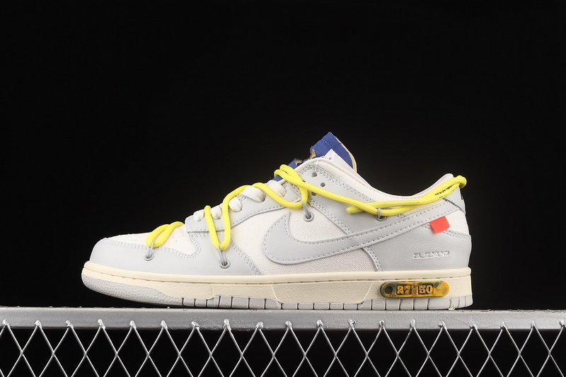 Ow X Sb Dunk Low Dear Summer Lot 27 Of 50 Sail/Neutral /Yellow 9