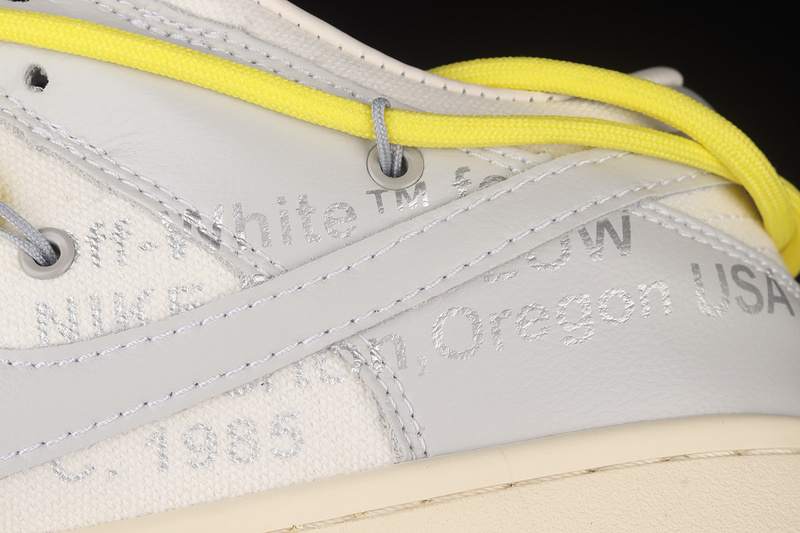 Ow X Sb Dunk Low Dear Summer Lot 27 Of 50 Sail/Neutral /Yellow 21