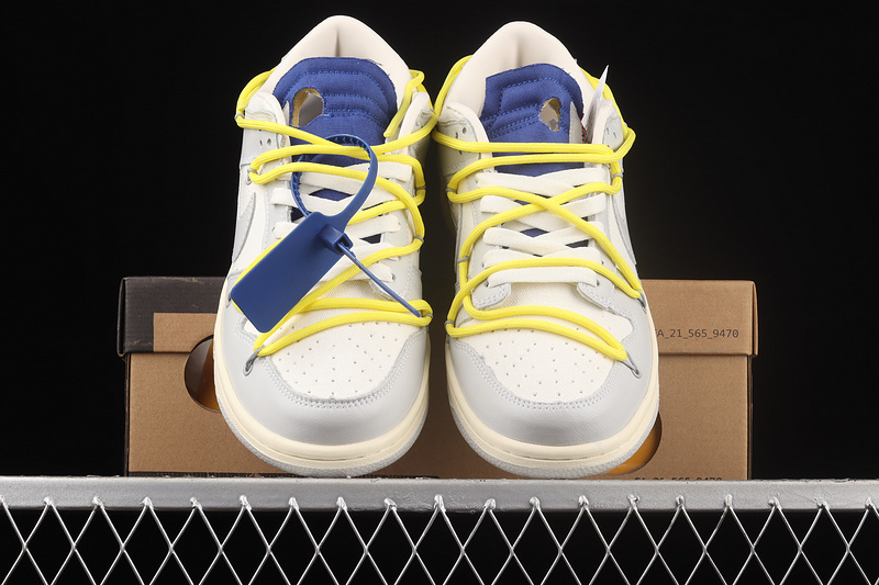 Ow X Sb Dunk Low Dear Summer Lot 27 Of 50 Sail/Neutral /Yellow 27