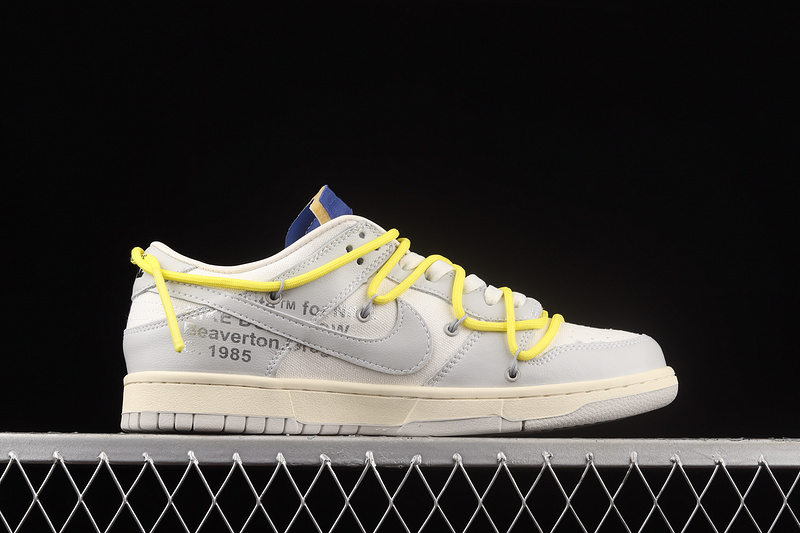 Ow X Sb Dunk Low Dear Summer Lot 27 Of 50 Sail/Neutral /Yellow 29