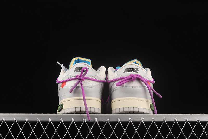 Off-White X Dunk Low Lot 47 Of 50 Sail/Neutral Grey 7