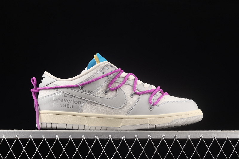 Off-White X Dunk Low Lot 47 Of 50 Sail/Neutral Grey 11