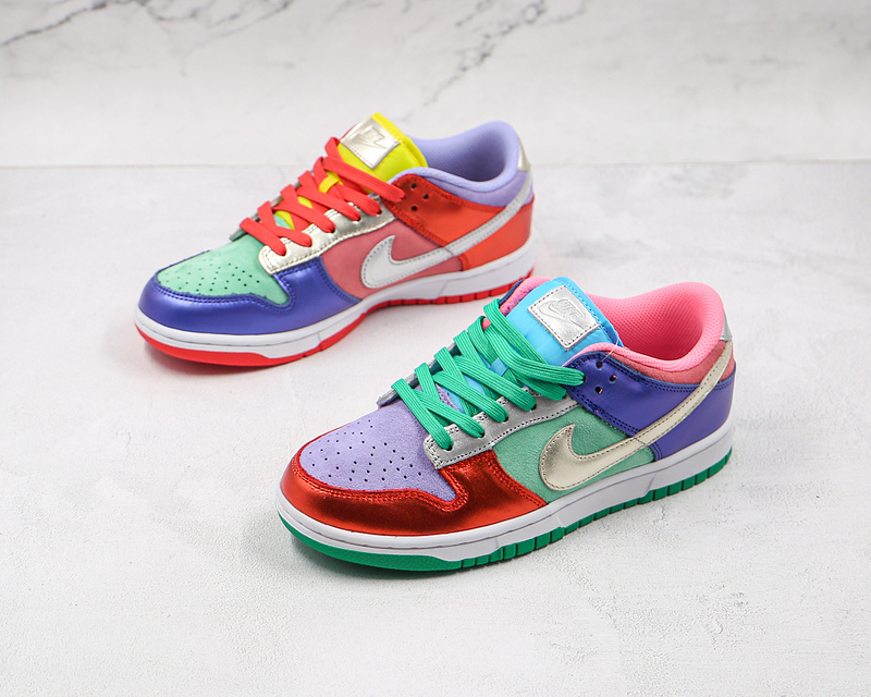 Sb Dunk Low Sunset Pulse/Silver/Purple Pulse 11