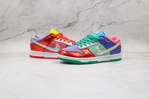 Sb Dunk Low Sunset Pulse/Silver/Purple Pulse 15