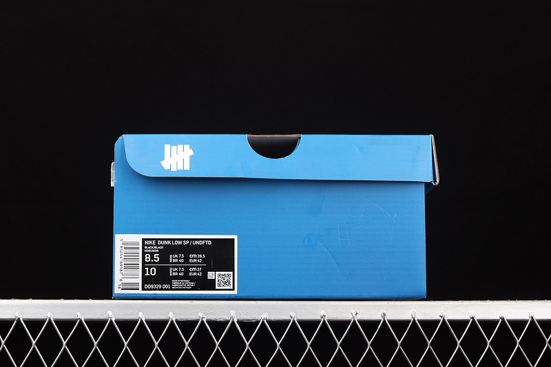 Undefeated Sb Dunk Low Vs Af1 Black/Black/Black 27