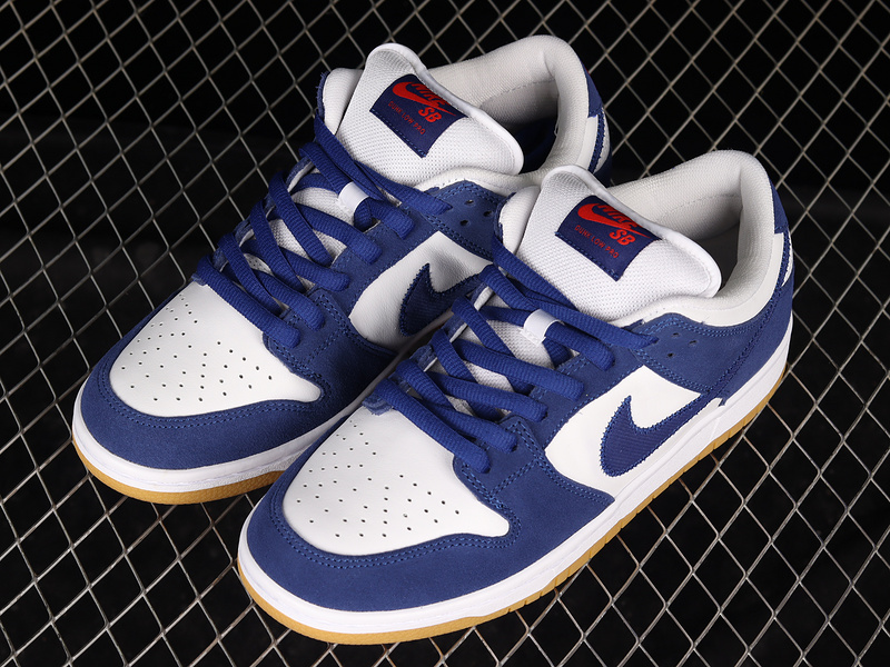 Sb Dunk Low Deep Royal Blue/White/Sport Red/Gum Light Brown 3