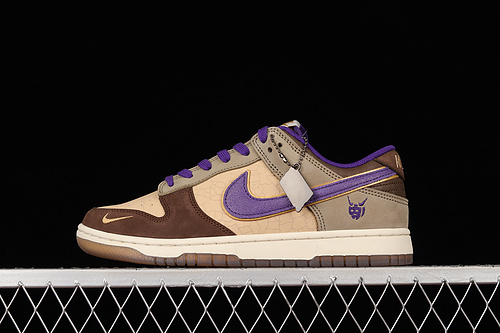 Dunk Low Premium Setsubun White Onyx/Court Purple/Khaki 7