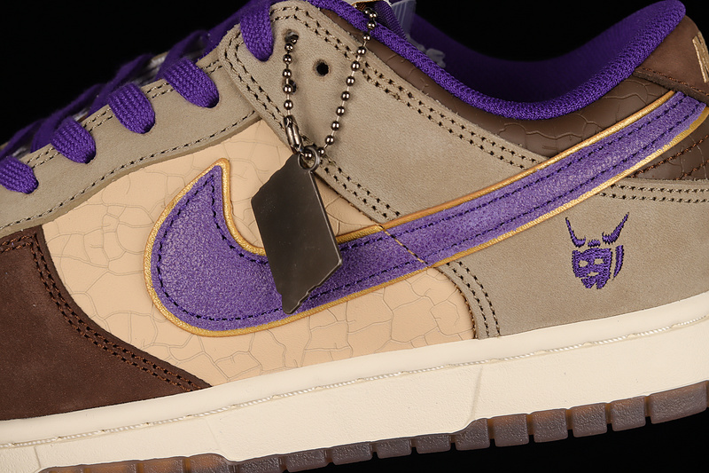 Dunk Low Premium Setsubun White Onyx/Court Purple/Khaki 11