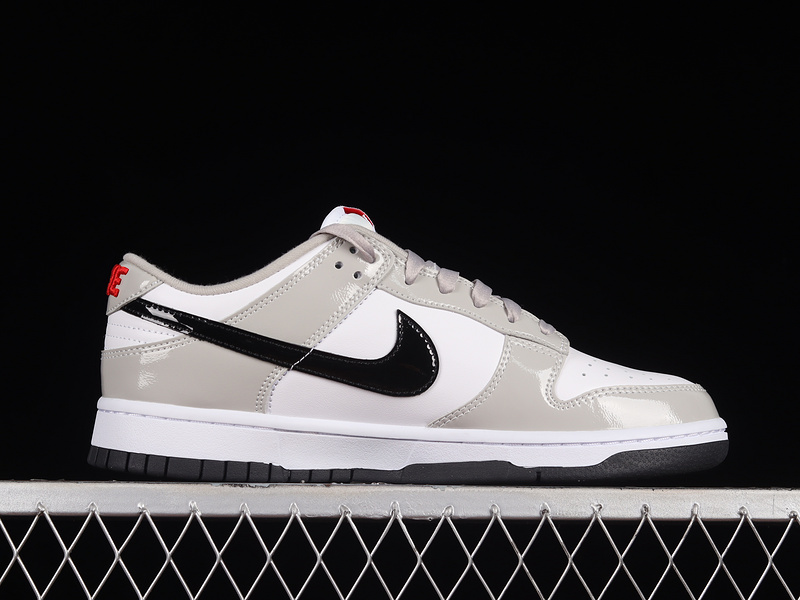 Sb Dunk Low Light Iron Ore/Black/White/University Red 5