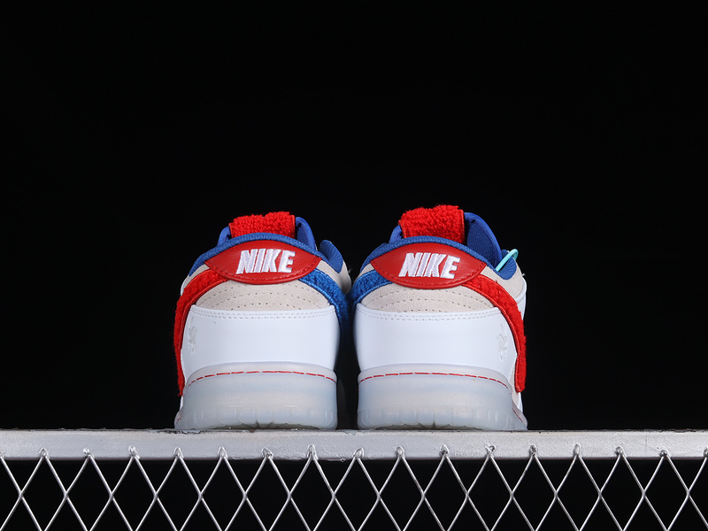 Sb Dunk Low White/Grey/Red/Blue 3