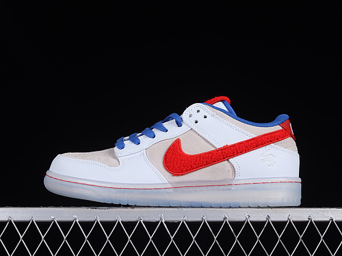 Sb Dunk Low White/Grey/Red/Blue 31