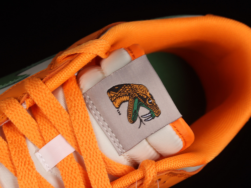 Florida A&M University Sb Dunk Low Orange Horizon/Fortress Green 11