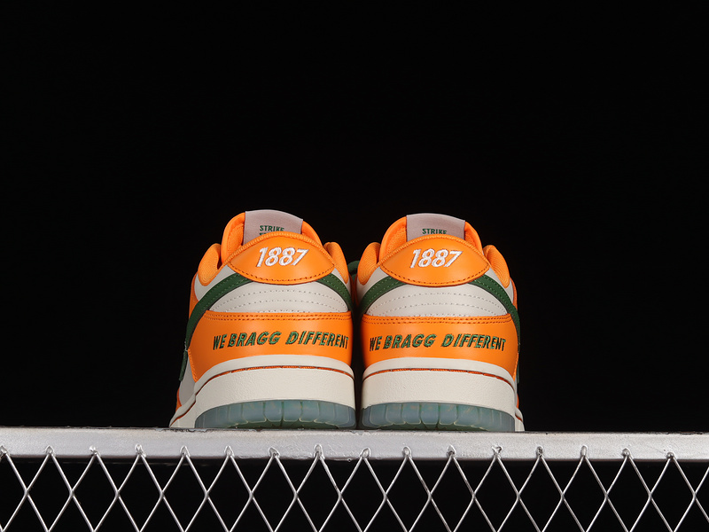 Florida A&M University Sb Dunk Low Orange Horizon/Fortress Green 27