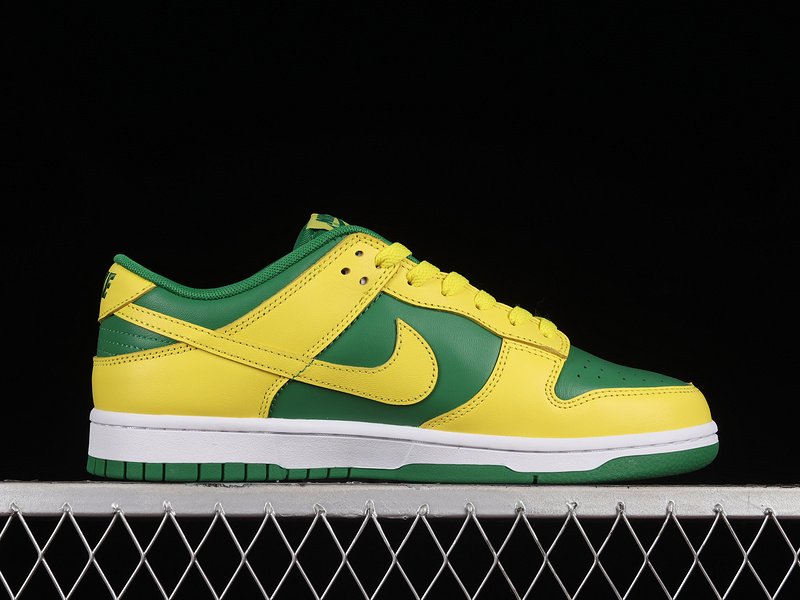 Sb Dunk Low Reverse Brazil Apple Green/White/Yellow Strike 3