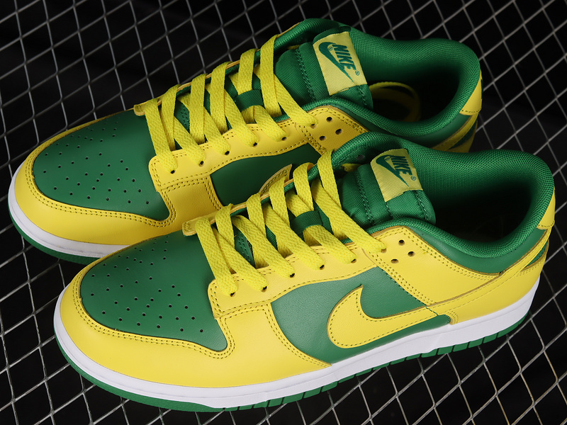 Sb Dunk Low Reverse Brazil Apple Green/White/Yellow Strike 19