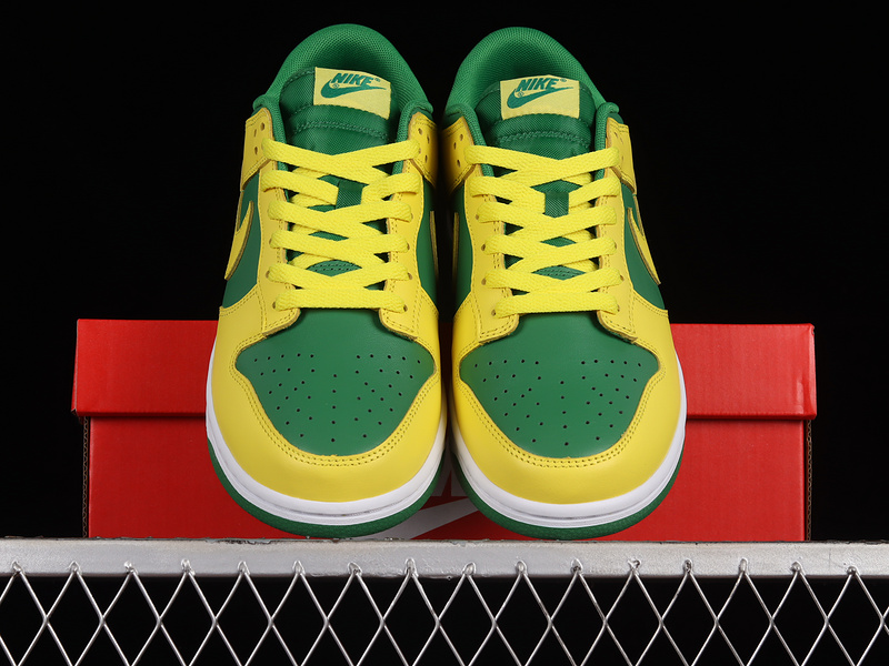 Sb Dunk Low Reverse Brazil Apple Green/White/Yellow Strike 23