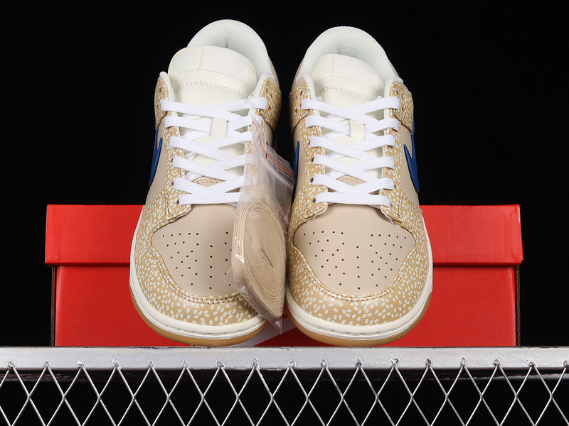 Sb Dunk Low Sesame/Blue Jay/Sail/Sanddrift/White/University Gold 13