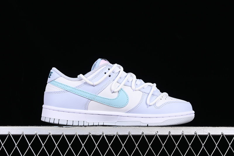 Dunk Low Mineral Teal White/Light Cyan Pink 17