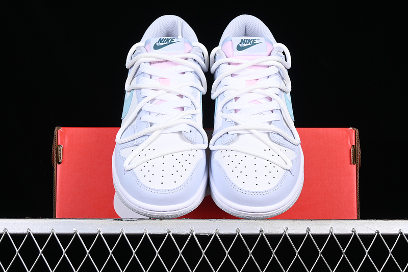 Dunk Low Mineral Teal White/Light Cyan Pink 21