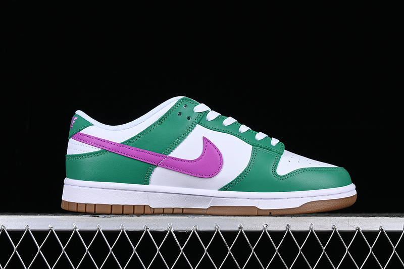 Dunk Low Joker White/White/Stadium Green/Fuchsia Dream 9