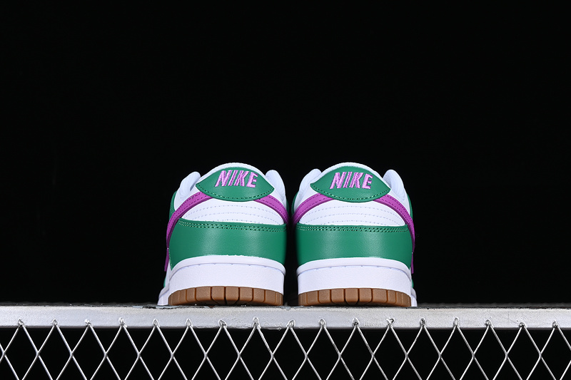 Dunk Low Joker White/White/Stadium Green/Fuchsia Dream 15