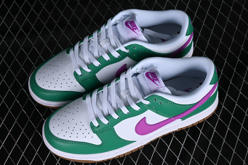 Dunk Low Joker White/White/Stadium Green/Fuchsia Dream 29