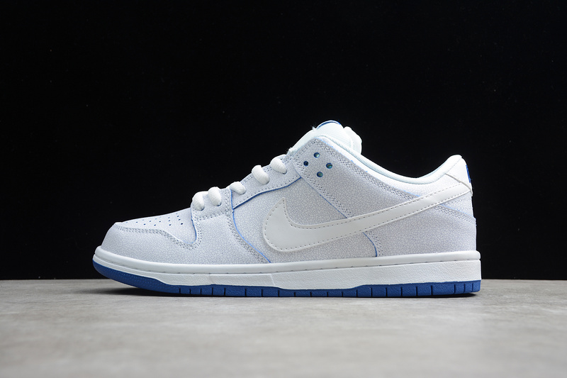 Sb Dunk Low Premium White/White-Game Royal 5