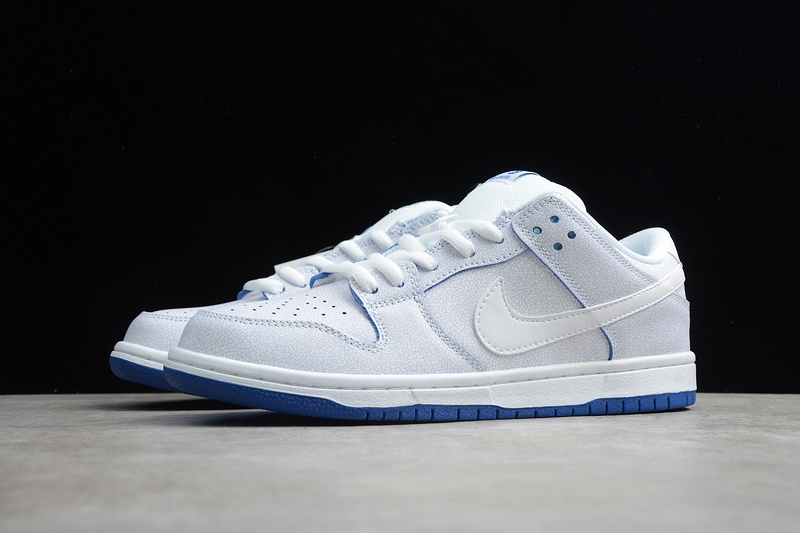 Sb Dunk Low Premium White/White-Game Royal 33