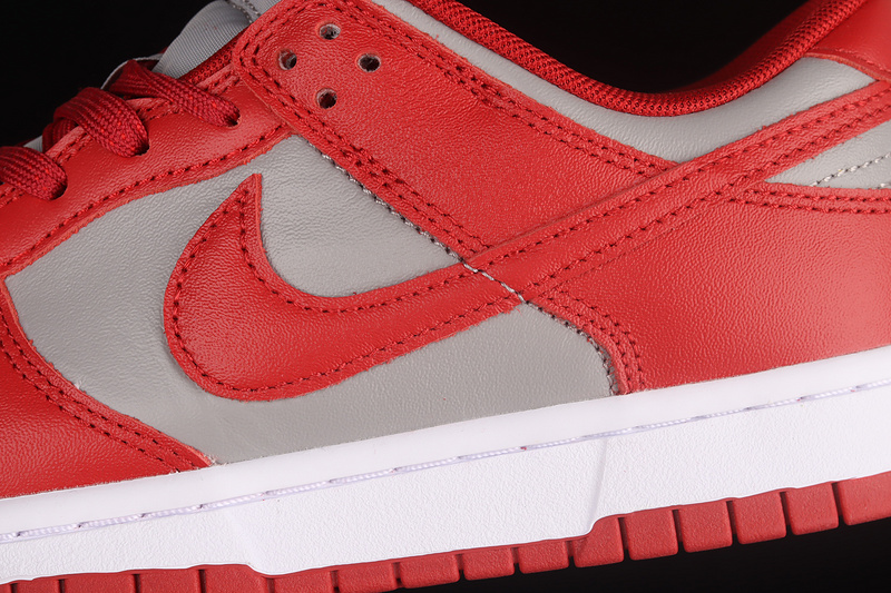 Original Quality Sb Dunk Low Unlv Soft Grey/University Red-White 9