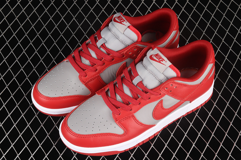 Original Quality Sb Dunk Low Unlv Soft Grey/University Red-White 17