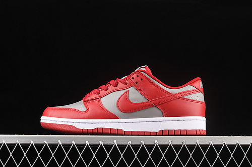 Original Quality Sb Dunk Low Unlv Soft Grey/University Red-White 19