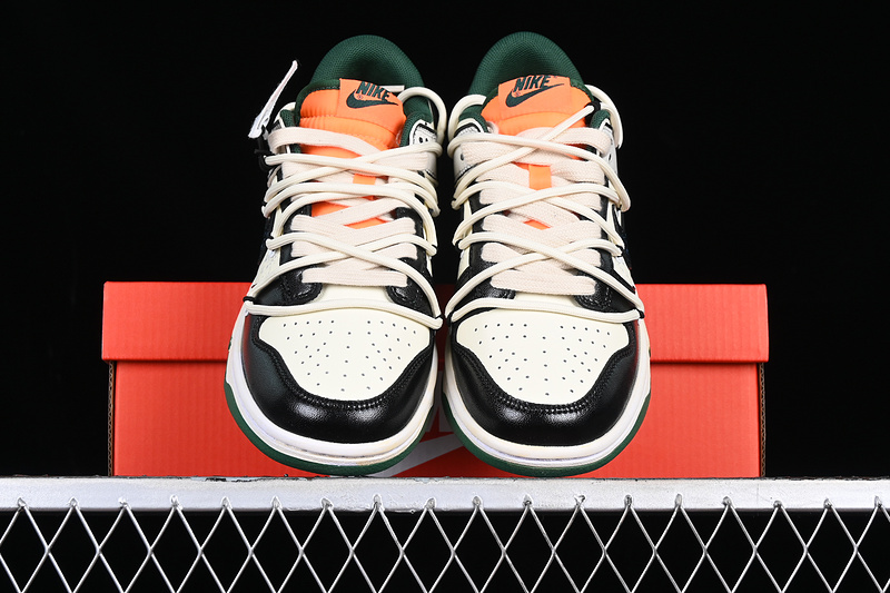 Dunk Low Miami Hurricanes White/Black/Grey 11